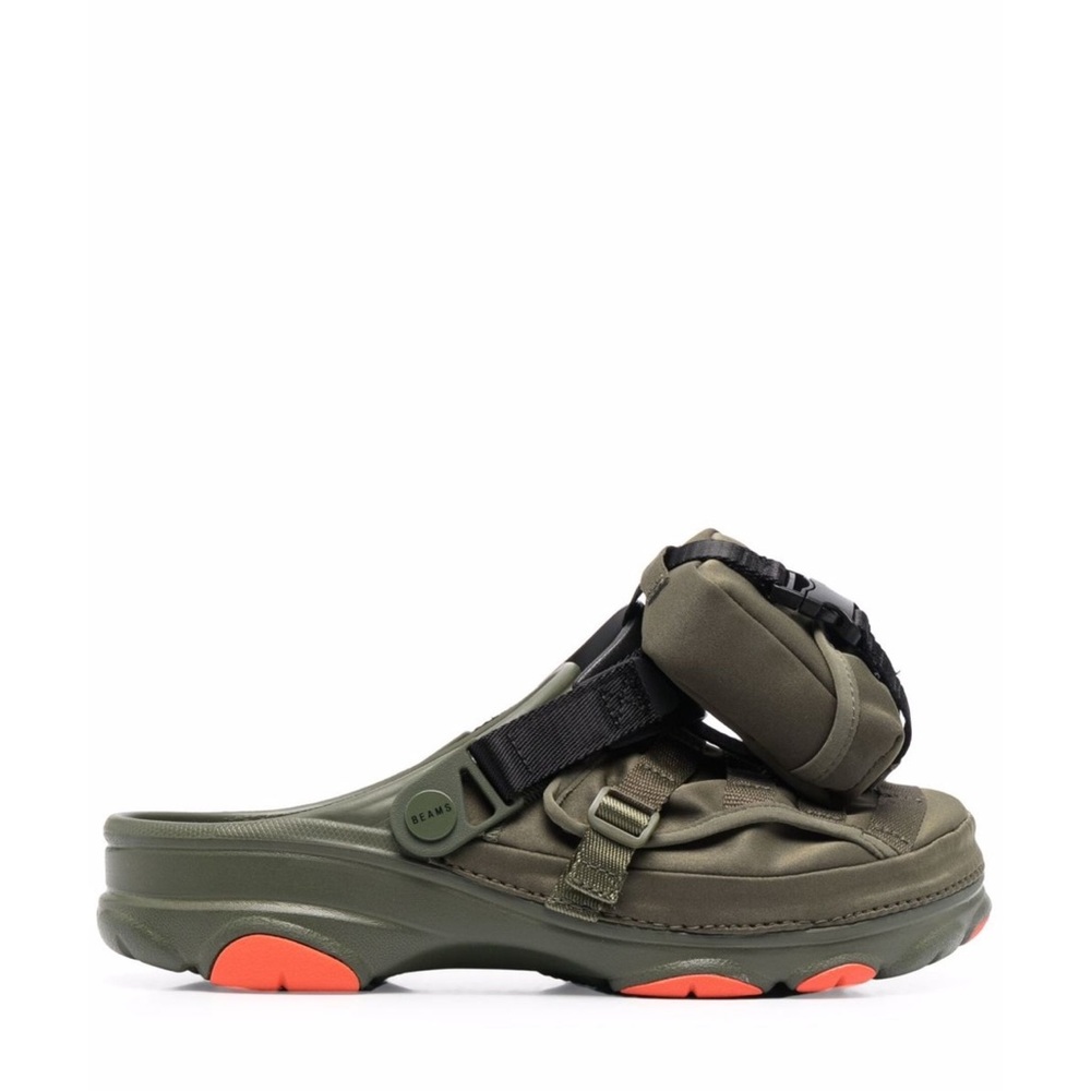 BEAMS x Crocs Classic Clog Shoe Green